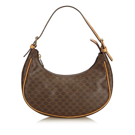 celine ratan bag|Celine brown shoulder bag.